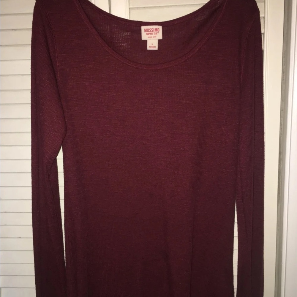 Burgundy sweater